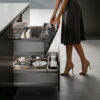 FINE Series - Luxurious Three-sided Aluminum Alloy Multi-functional Inclined Pull-out Basket