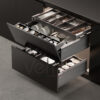 FINE Series - Luxurious Three-sided Aluminum Alloy Multi-functional Inclined Pull-out Basket