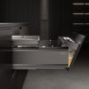 FINE Series - Luxurious Three-sided Aluminum Alloy Multi-functional Inclined Pull-out Basket